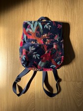 Earth Squared velvet backpack