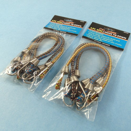 4pc small bungee cords - x,