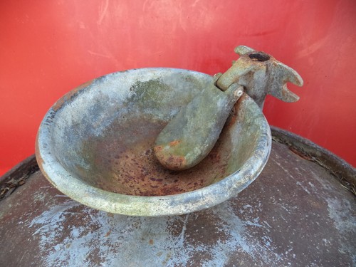 Galvanized cattle drinker - galvanized,