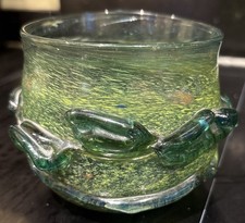 Pauline Solven Studio Glass Bowl Signed And Dated 71