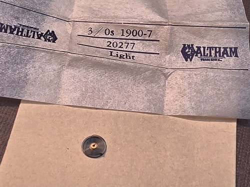 Nos waltham 0 pocket - 0s-3/0,