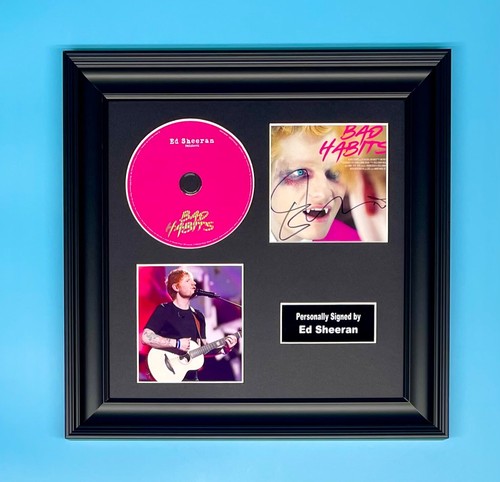 Sheeran signed photo - sheeran,