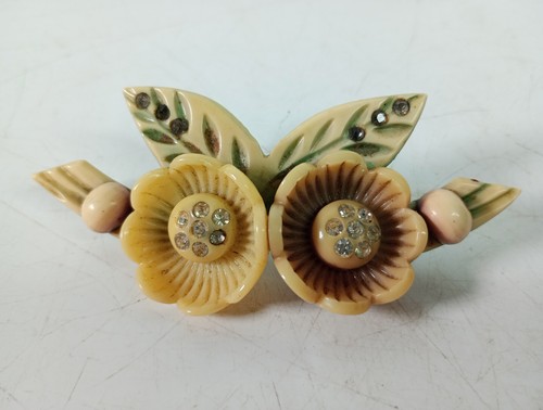 Vintage cream white carved - vintage,