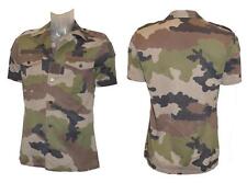 Army Shirt French Military Surplus Combat Issued Camo Short Sleeve Camouflage
