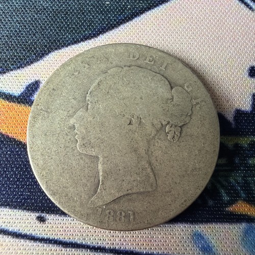 1881 victoria half crown - 1881, half-crown