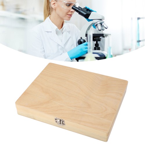 Wooden microscope slide - microscope,