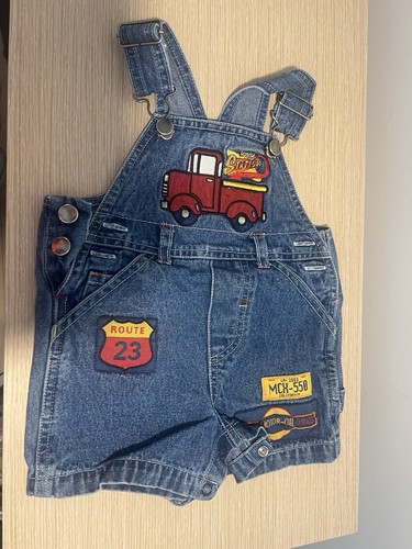 Vintage baby denim overalls - vintage,