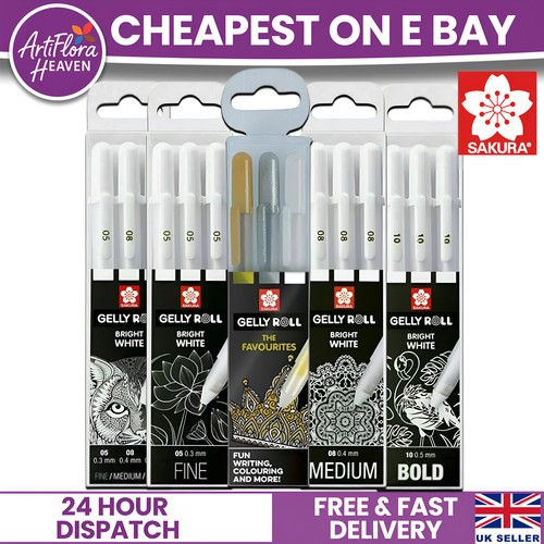 Sakura gelly roll gel pens - roll,