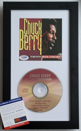 Chuck berry signed - signed, coa