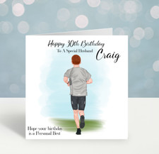 Personalised Runner Birthday