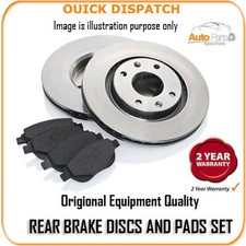 2928 REAR BRAKE DISCS AND PADS FOR CHRYSLER 300C 5.7 V8 10/2005-9/2007
