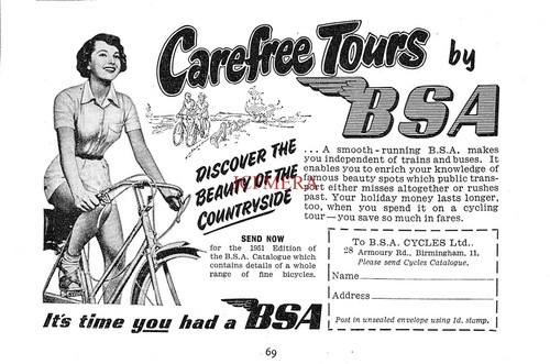 Bsa ladies touring - bsa,
