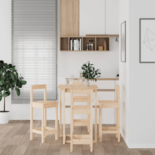 Bar table & 4pc stools 5-piece