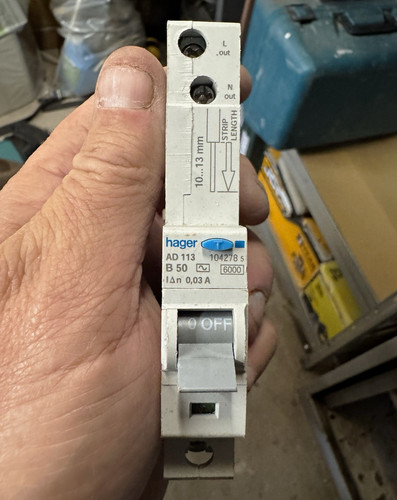 Hager ad113 fixed rcd rccb - hager, rcd/rccb