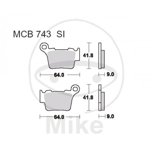 Sintered brake pads trw - pads,