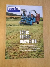 PRE USED E 281 C FORTSCHRITT FORAGE SP HARVESTER COLOUR FARMING TRACTOR BROCHURE