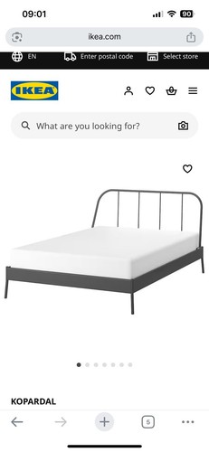 Ikea kopardal double - kopardal, with