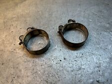 Kawasaki ZZR600E Exhaust Silencer Can Link Mount Clamp X2 ZZR 600 E 93-06