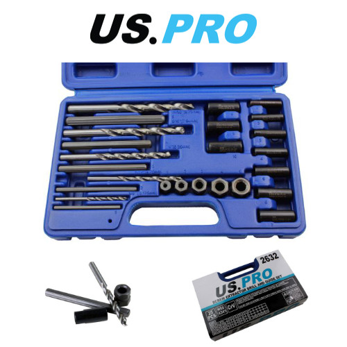 Pro 25pc screw extractor - us,