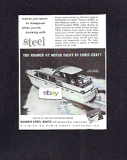 ROAMER STEEL BOATS  43' MOTOR