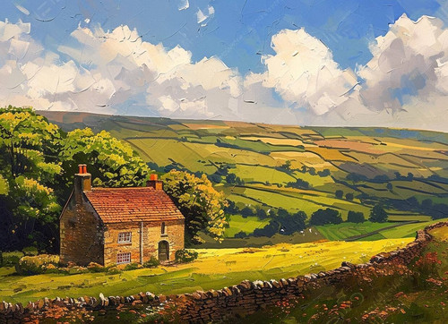 Yorkshire dales countryside - dales,