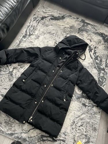Zara padded coat black medium - zara,