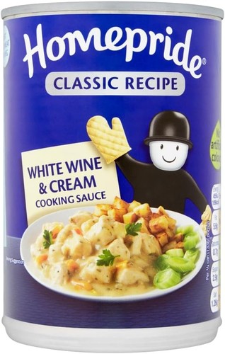 Homepride white wine cream - wine,