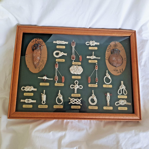 Framed display nautical - of,