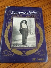 souvenir de malta 32 vues,edwardian photos of malta