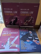 Tutor2U AQA OCR A Level Law Study Books