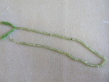 14" length peridot gemstone