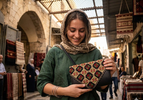 Handmade embroidered leather - handmade,