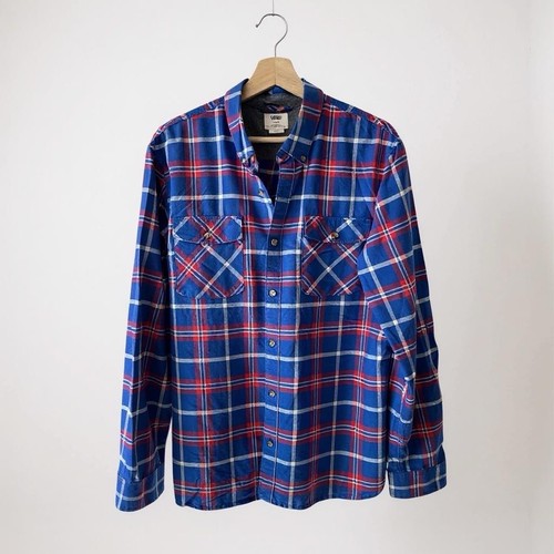 Vans shirt large mens blue - vans,