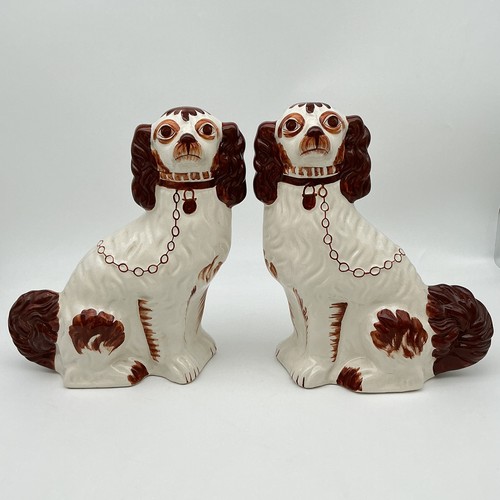 Pair vintage staffordshire - of,
