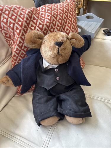 Vintage brown beaver plush toy - brown,