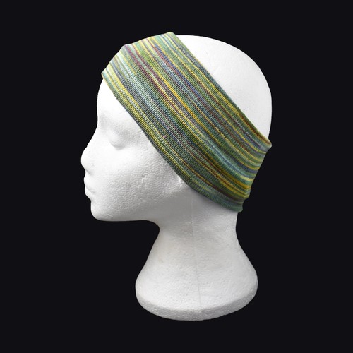 Striped cotton hair band fair - cotton,