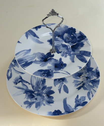 Blue and white tier - 2,