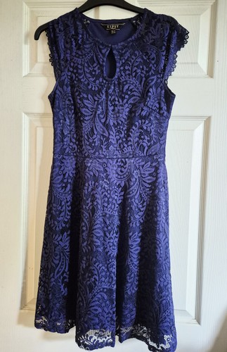 Lipsy blue skater dress size - lipsy,