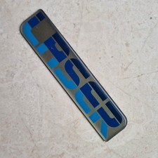 Ford Laser Badge escort orion seirra retro classic blue and silver