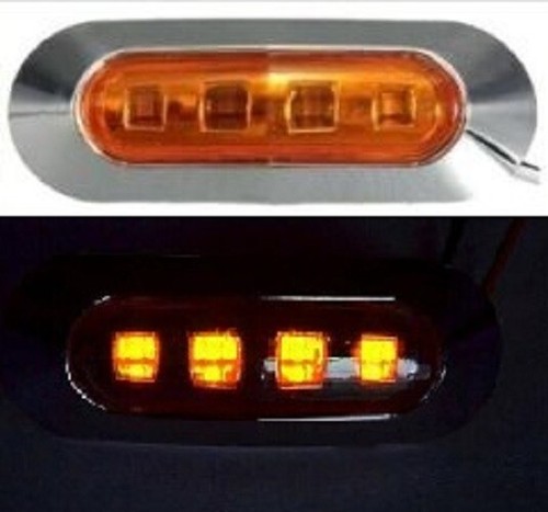 Led 12v side - amber, marker