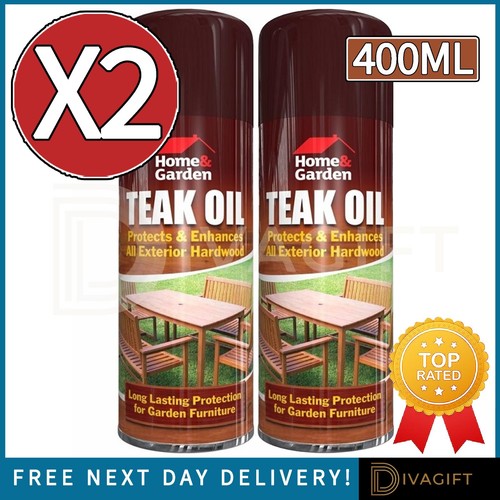 Teak oil spray 400ml - 2x,