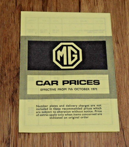 Cars car price list - mg,