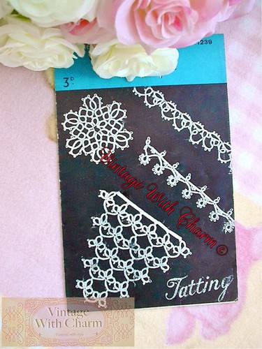 Vintage tatting pattern how - pattern, to