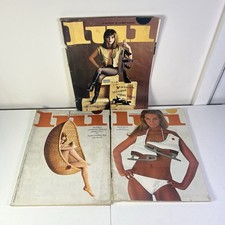 3 x VINTAGE LUI MAGAZINES 1966 RAQUEL WELCH GUNTER SACHS Anna Belle Men’s French