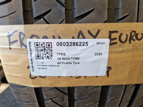Inch tyre 285 19 fronway - tyre, 285/45/19