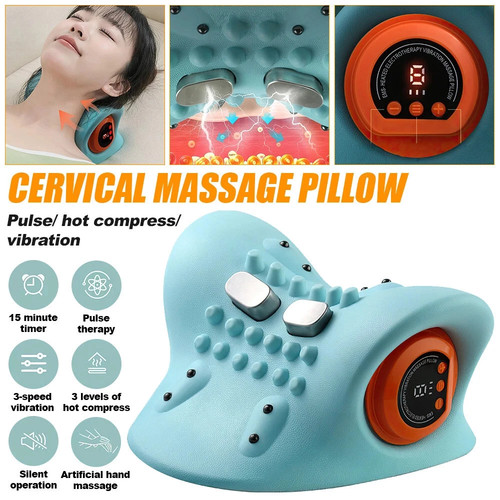 Relaxer pillow with heat - with,