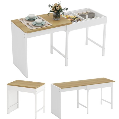 Extenable dining table - extenable,