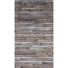Mural Wallpaper Matt Grey Panelled Wood Effect Smooth Removable Washable 4.45m²