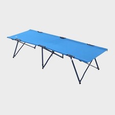 Hi Gear Blue Single Folding Camp Bed