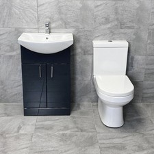 Cloakroom Vanity Suite Dark